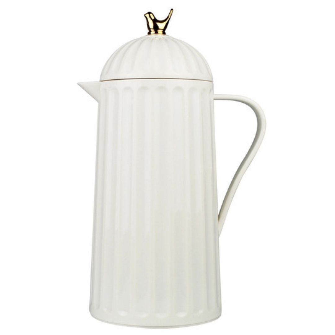 Loja Casa Canto - Garrafas Térmicas - Garrafa Térmica Plástico Bird Branca 1L. Bon Gourmet