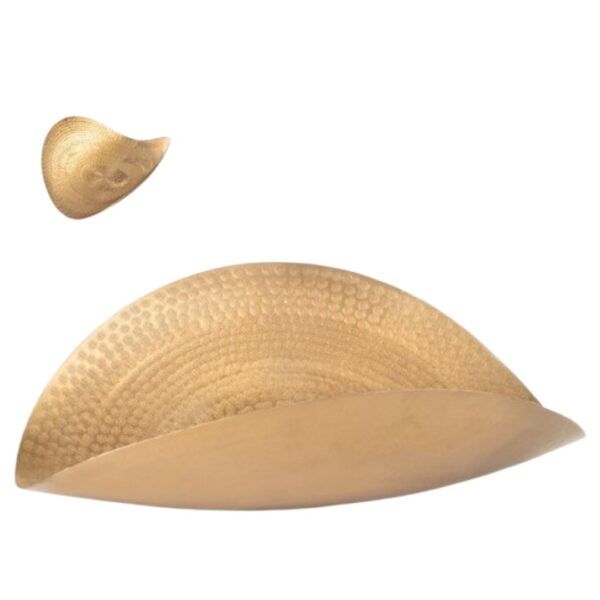 Centro de Mesa Metal Dourado 45x30x15cm Concepts