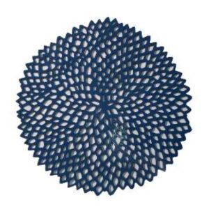 Loja Casa Canto - Sousplat - Sousplat Madeira azul 38cm 8un BTC