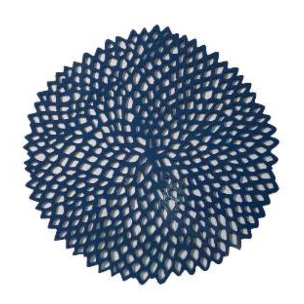 Loja Casa Canto - Sousplat - Sousplat Madeira azul 38cm 8un BTC