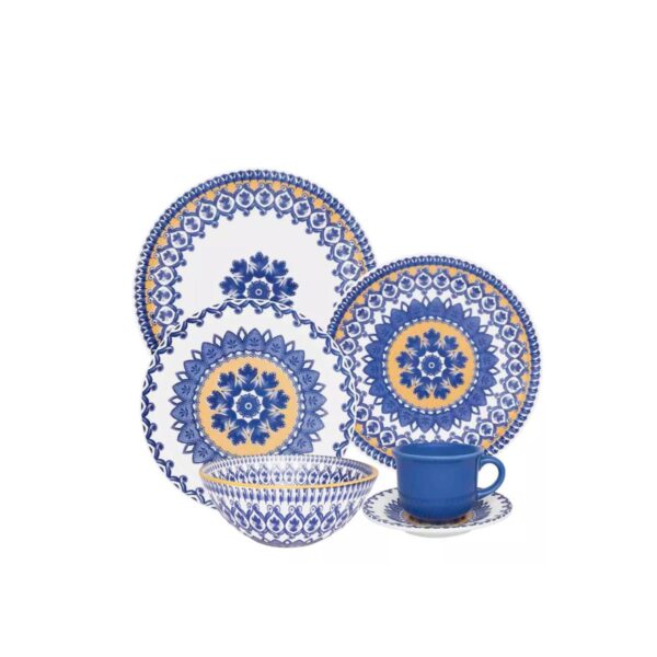 Loja Casa Canto - Aparelho de Jantar 06 pessoas - Aparelho de Jantar Chá La Carreta 36pç Oxford