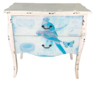 Loja Casa Canto - Cômoda Design - Comoda Gaveteiro 2 Gavetas Madeira 80x38x80cm Vacheron