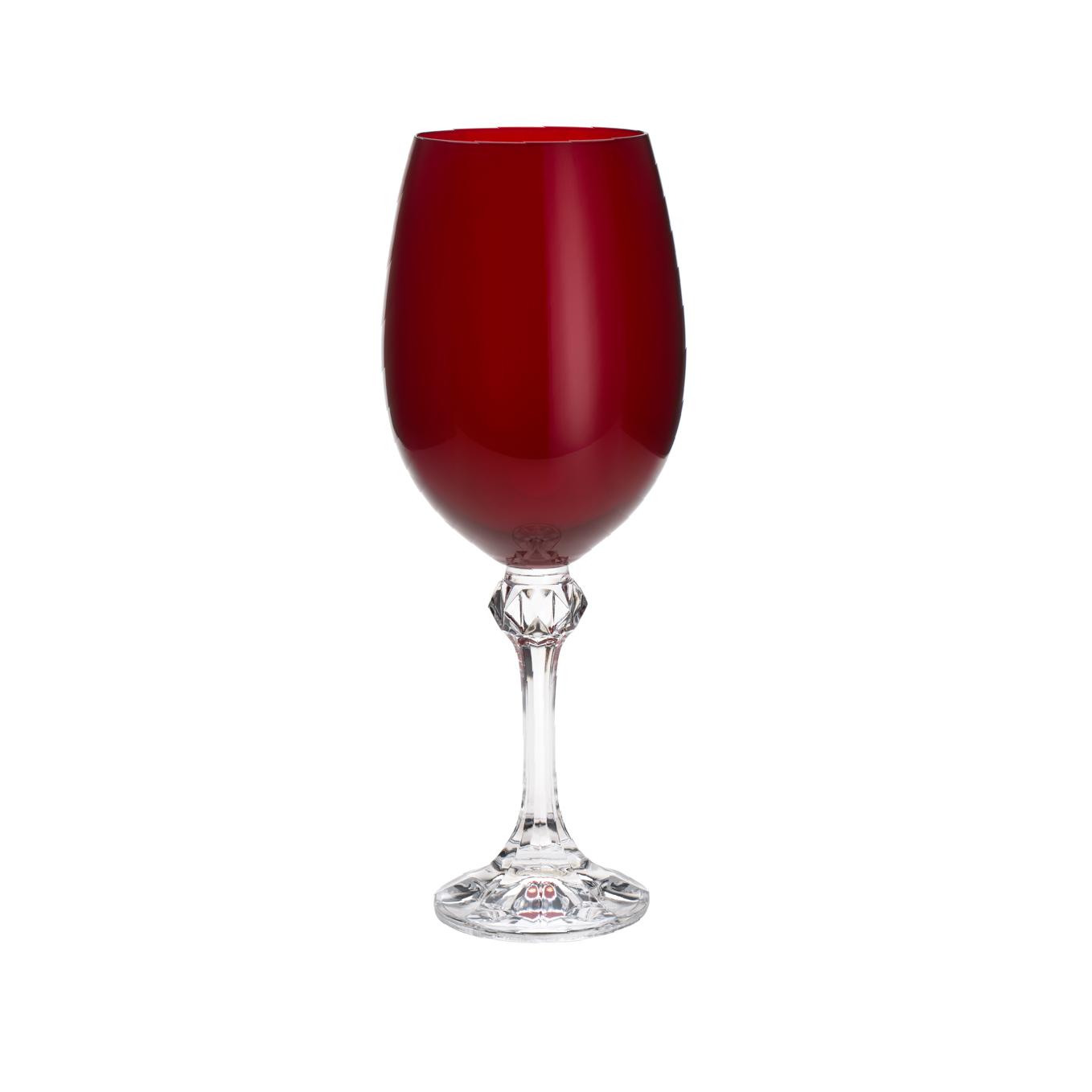 Loja Casa Canto - Taças de Cristal - Jogo Taças Cristal Ecologico 450ml Elisa Rubi 6un Wolff