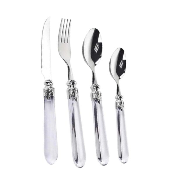 Loja Casa Canto - Faqueiro 24 peças - Faqueiro aço Inox 24pç Versatile Supreme Cristal