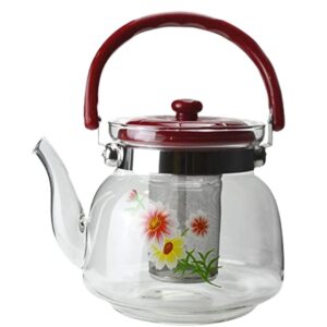 Chaleira de Vidro com Infusor 1,6litros GP Inox