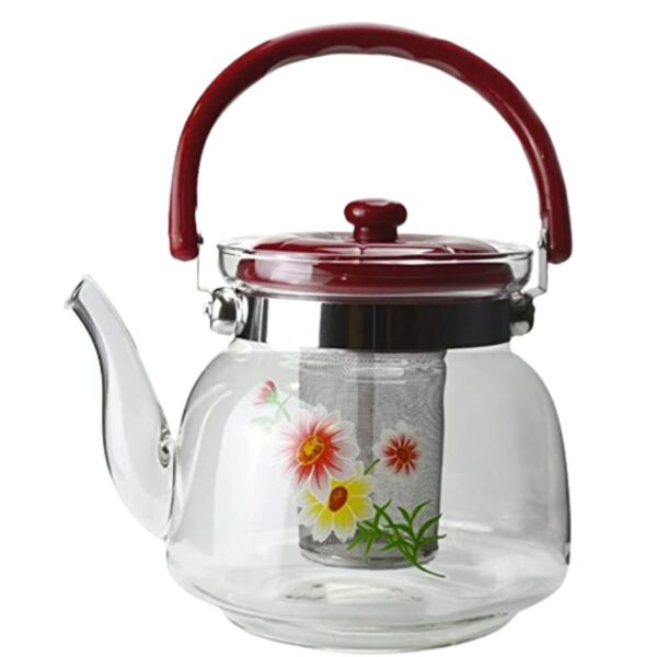 Chaleira de Vidro com Infusor 1,6litros GP Inox