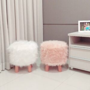 Loja Casa Canto - Puffs - Puff Pelo Rosa 38x38cm L’Crochet