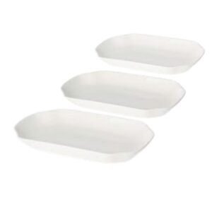 Loja Casa Canto - Travessas - Jogo Travessas Porcelana New Bone Filipinas Branco 3un Lyor