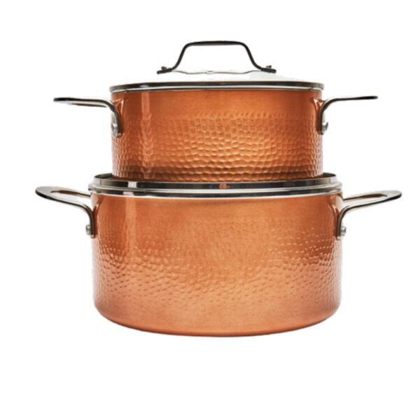 Jogo Panelas Copper com Fundo Indução 4.5mm 4pç Brinox