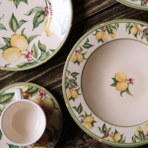 Loja Casa Canto - Aparelho de Jantar 06 pessoas - aparelho de Jantar Chá 36pç Limone Porto Brasil