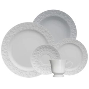 Loja Casa Canto - Aparelho de Jantar 06 pessoas - aparelho de Jantar Chá 30pç Tassel Porcelana Germer