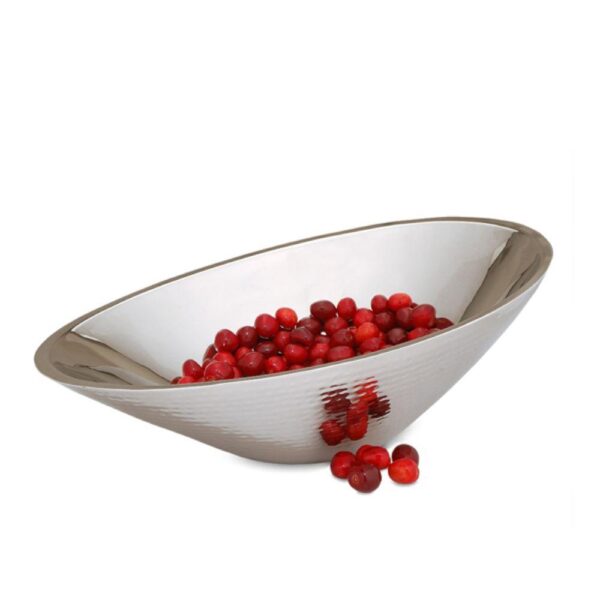 Loja Casa Canto - Saladeiras e Tigelas - Saladeira Oval Inox 34x26x10cm Diplomat