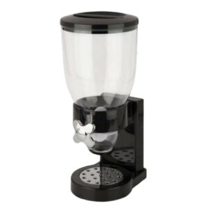 Loja Casa Canto - Porta Cereais - Porta Cereais Plástico Base Tampa Preta 3, 5L