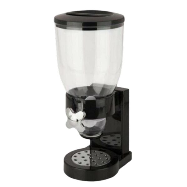 Loja Casa Canto - Porta Cereais - Porta Cereais Plástico Base Tampa Preta 3, 5L