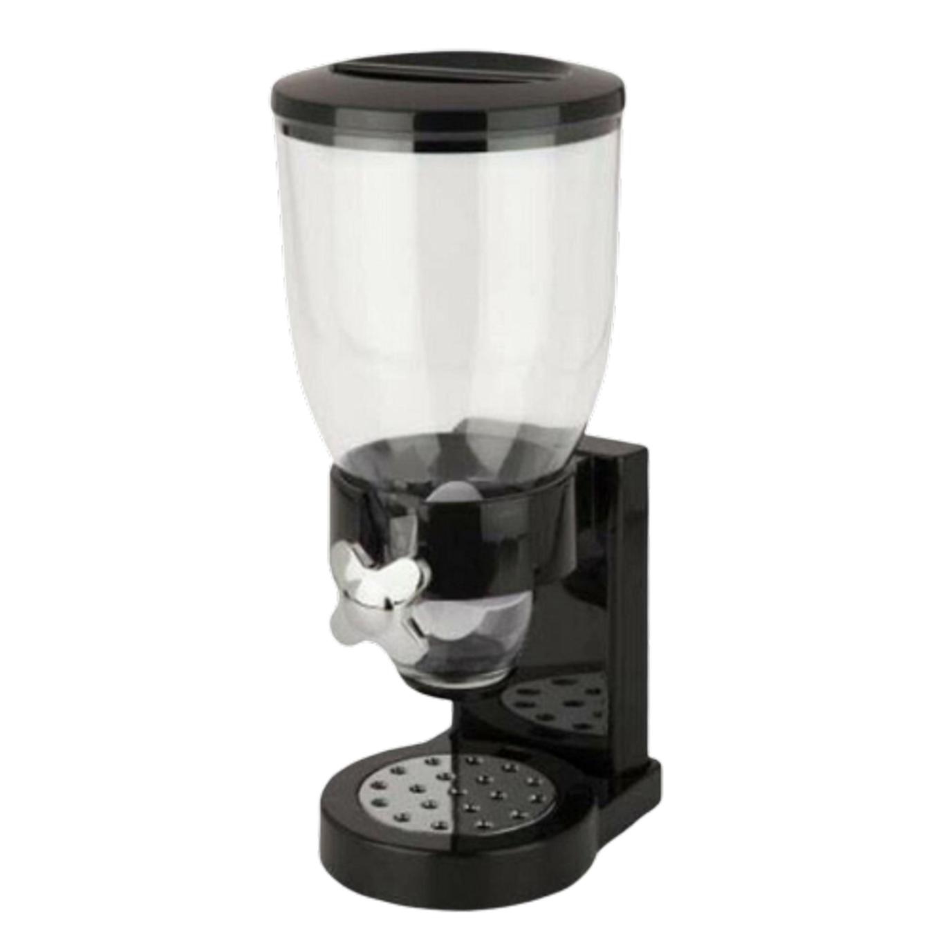 Loja Casa Canto - Porta Cereais - Porta Cereais Plástico Base Tampa Preta 3, 5L