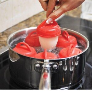 Forma Silicone para Cozinhar Ovos Gourmet 6pç Gifthome
