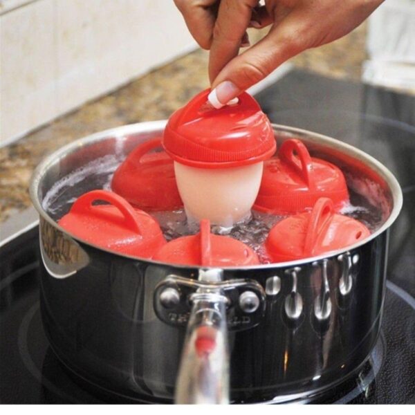 Forma Silicone para Cozinhar Ovos Gourmet 6pç Gifthome