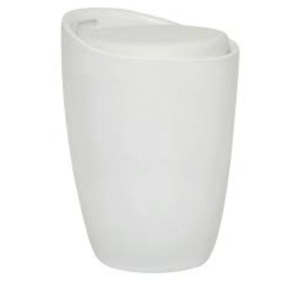 Loja Casa Canto - Puffs - Banco Tamborete Belém abs Branco 35x52cm Rivatti