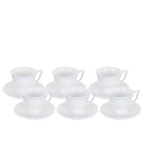 Loja Casa Canto - Xícaras para Chá - Jogo Xícaras para Chá Queen Porcelana Super White Lyor