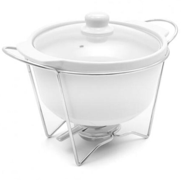 Loja Casa Canto - Rechaud Porcelana - Rechaud Redondo Nimes Porcelana 4litros 26x24cm Meridional