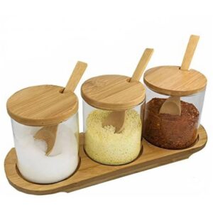 Loja Casa Canto - Jogo para Chá - Jogo para Servir Café da Manha Madeira Vidro 8pç Mimo Style