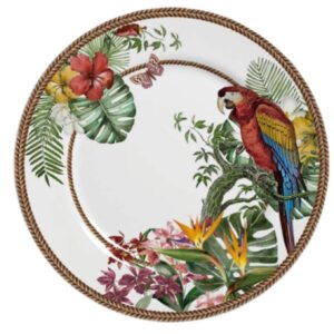 Jogo Pratos Rasos e Sobremesa Tropico 12pç Alleanza