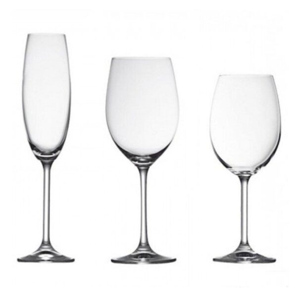 Loja Casa Canto - Taças de Cristal - Jogo Taças Cristal Ecologico Gastro 18un Bohemia Titanium