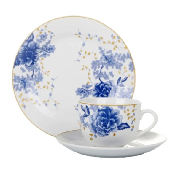 Loja Casa Canto - Jogo para Lanche - Jogo para Lanche 12pç Porcelana Super White L’hermitage