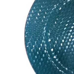 Loja Casa Canto - Sousplat - Sousplat Polietireno Trançado 6un azul Turqueza