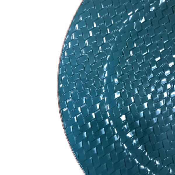 Loja Casa Canto - Sousplat - Sousplat Polietireno Trançado 6un azul Turqueza