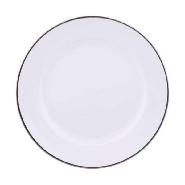 Loja Casa Canto - Pratos Avulsos - Jogo Pratos Rasos Flamingo Isabel Prata 28cm 6un Porcelana Oxford