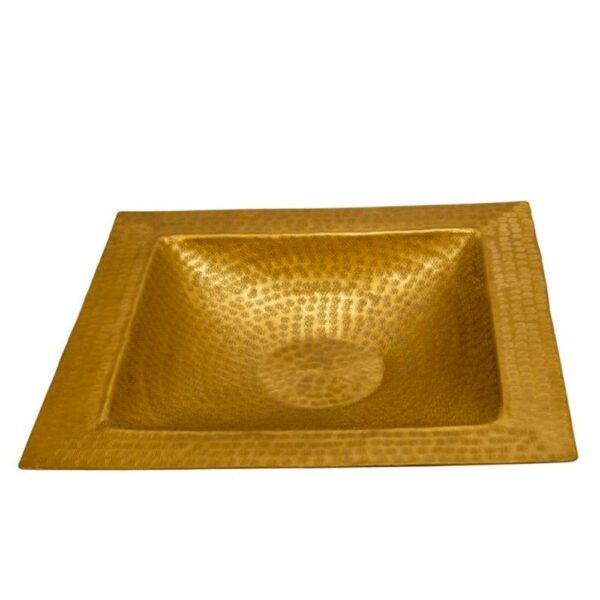 Loja Casa Canto - Centro de Mesa - Centro de Mesa Metal Dourado 42x42cm Premiere