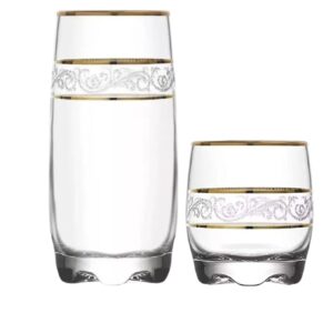 Loja Casa Canto - Copos de Vidro - Jogo Copos Long Drink Wisky adora Sutan 12un Mimo Style