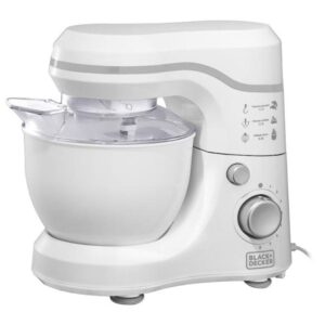 Loja Casa Canto - Batedeira Planetária - Batedeira Planetária 400W PLaN1000B Branca Black & Decker – 220V