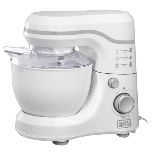 Loja Casa Canto - Batedeira Planetária - Batedeira Planetária 400W PLaN1000B Branca Black & Decker – 220V