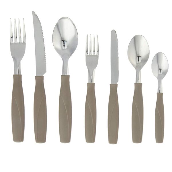 Loja Casa Canto - Faqueiro 42 peças - Faqueiro Itaparica 42pç Warm Gray Brinox