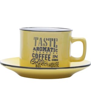 Loja Casa Canto - Xícaras para Chá - Jogo Xícaras para Chá 220ml Porcelana Words Color Bon Gourmet