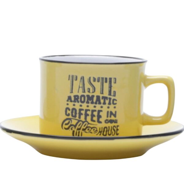 Loja Casa Canto - Xícaras para Chá - Jogo Xícaras para Chá 220ml Porcelana Words Color Bon Gourmet