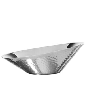 Loja Casa Canto - Saladeiras e Tigelas - Saladeira Oval Inox 34x26x10cm Diplomat