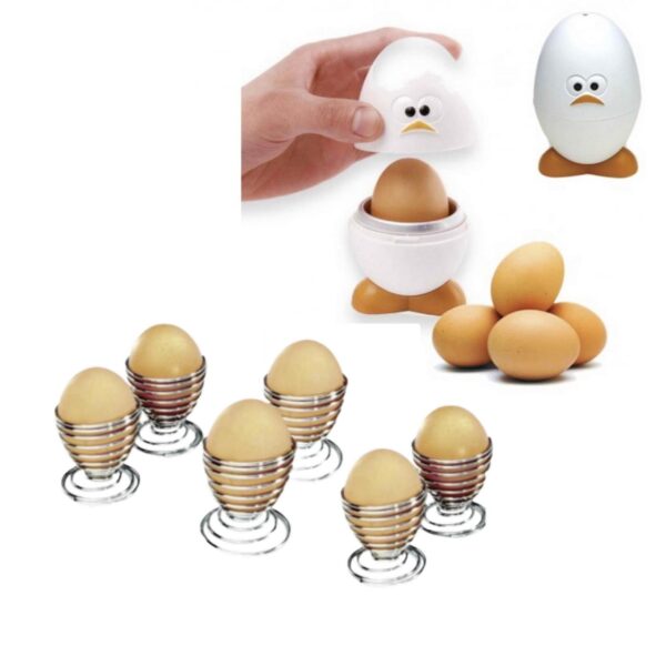 Suporte para Ovos para Cozinhar Ovos no Microondas