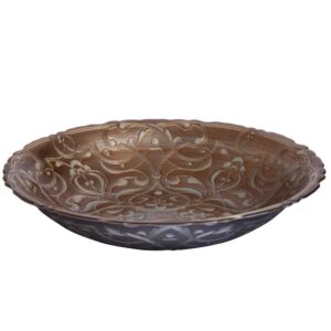 Loja Casa Canto - Centro de Mesa - Centro de Mesa Pasha Café com Creme 40cm Vylux