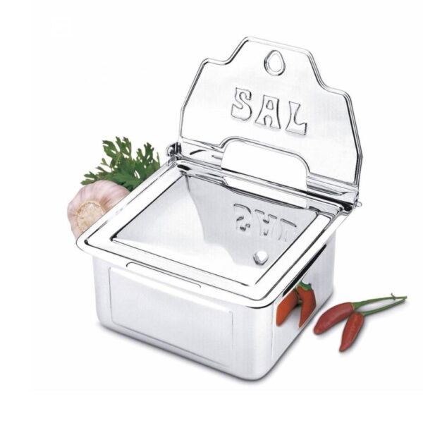 Loja Casa Canto - Saleiros - Saleiro para Parede Inox 660g Suprema Brinox