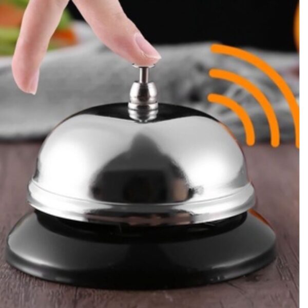 Sino Mesa Campainha Inox Recepção Balcão Hotel Restaurante GP Inox