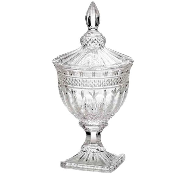 Loja Casa Canto - Bomboniere e Baleiros - Bomboniere Cristal Brandon com Pé 18 x 37cm Lyor