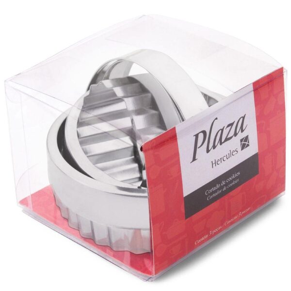 Loja Casa Canto - Fatiadores e Raladores Profissionais - Cortador Cookie Canelado 3pç – Hércules