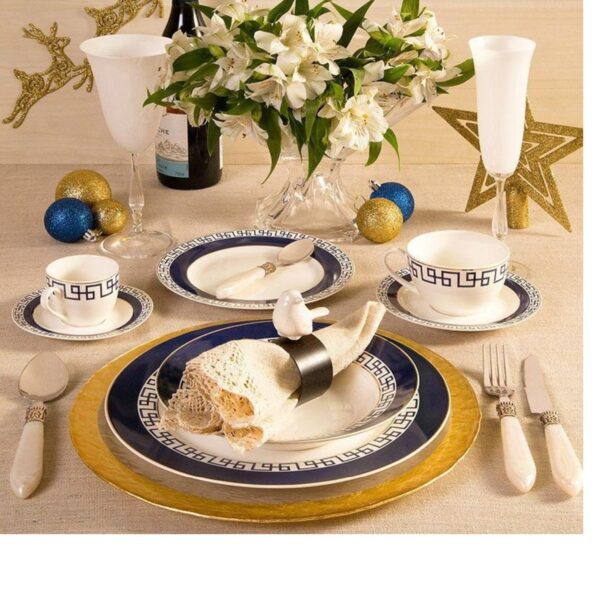 Loja Casa Canto - Faqueiro 24 peças - Faqueiro Mother Pearl Marfim aço Inox 24pç Lyor