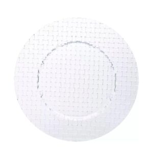 Loja Casa Canto - Sousplat - Souplat Vidro Braid 32cm 10un Lyor