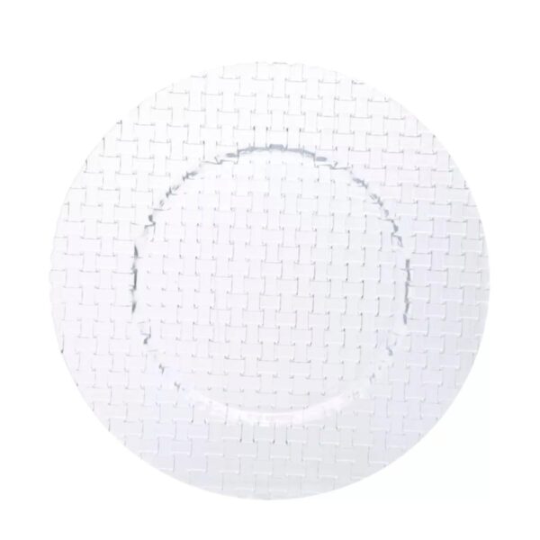 Loja Casa Canto - Sousplat - Souplat Vidro Braid 32cm 10un Lyor