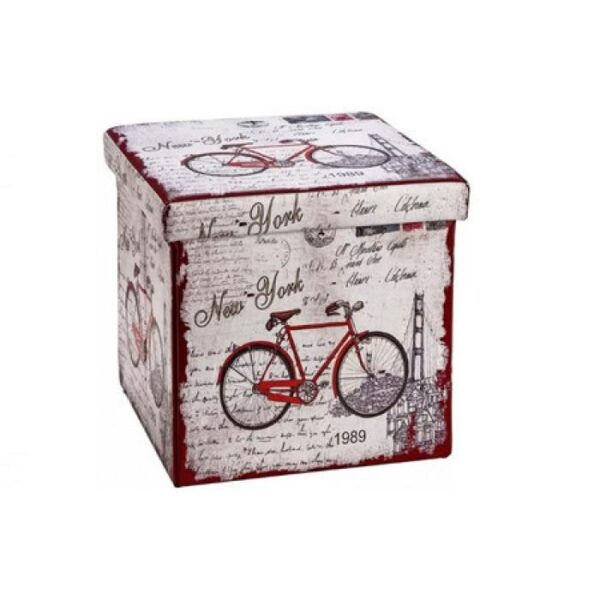 Loja Casa Canto - Puffs - Puff Dobrável Baú Organizador 38x38x38cm Mart