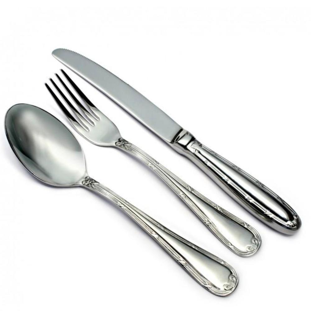 Loja Casa Canto - Faqueiro 101 peças - Faqueiro Croisé aço Inox com Estojo 101pç Fracalanza